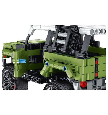 Green 4x4, 474-piece car