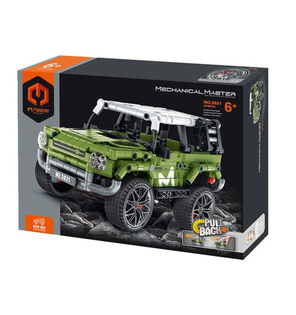 Green 4x4, 474-piece car