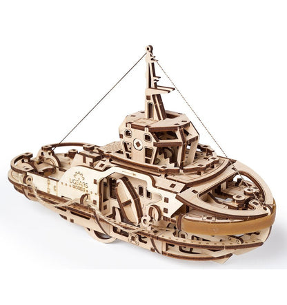 Rebocador, kit de madeira 3D