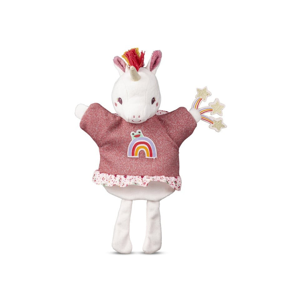 Lena the unicorn hand puppet