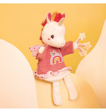 Lena the unicorn hand puppet