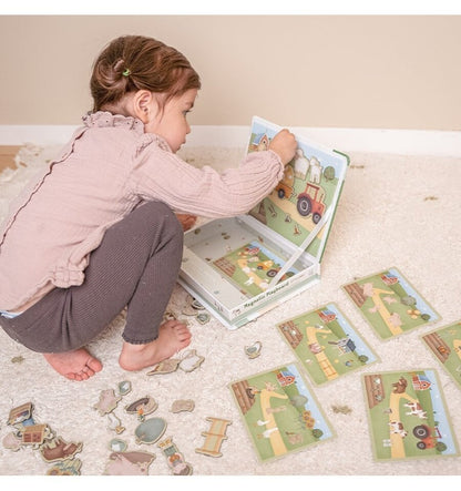 Quadro magnético da pequena fazenda