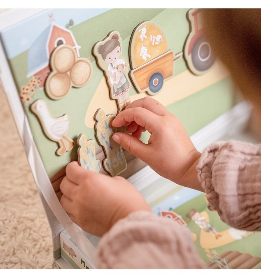 Quadro magnético da pequena fazenda