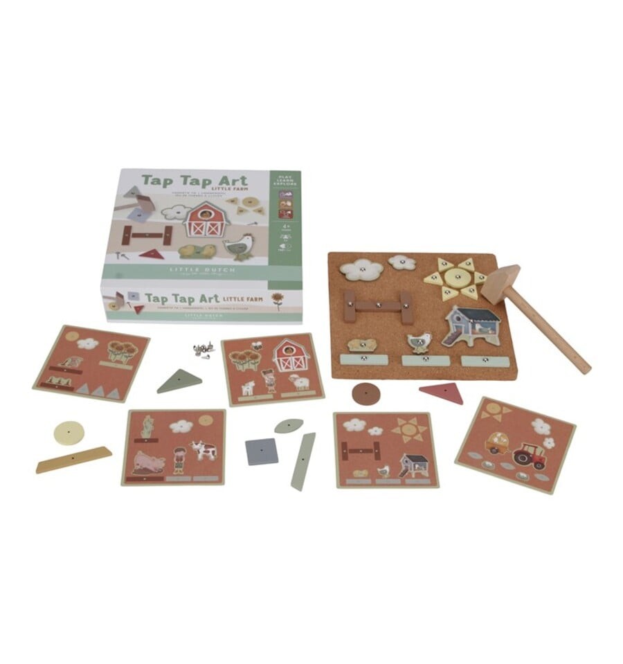 Conjunto de arte Tap Tap Little Farm