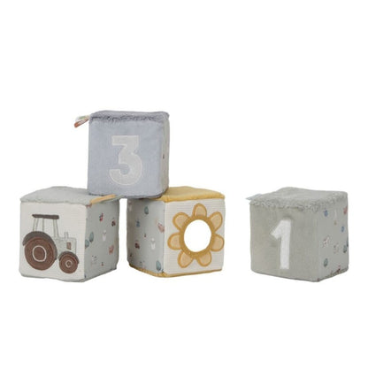 Little Farm Stackable Soft Cubes