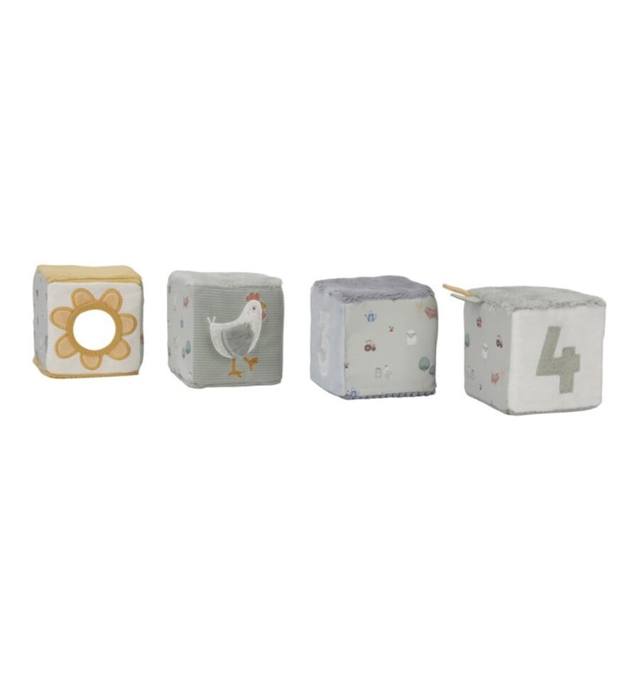 Little Farm Stackable Soft Cubes