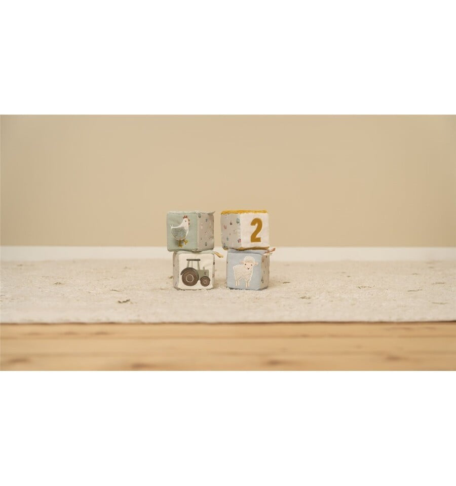 Little Farm Stackable Soft Cubes