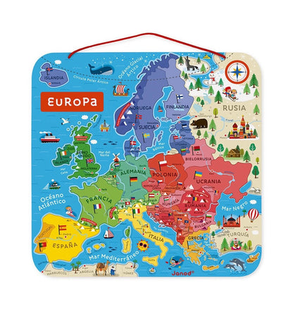 Mapa de Europa Magnético