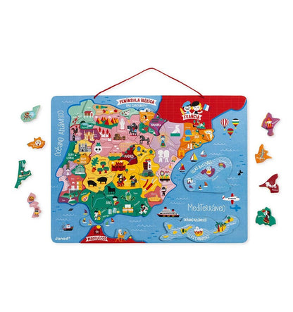 Mapa Magnético de la Península Ibérica