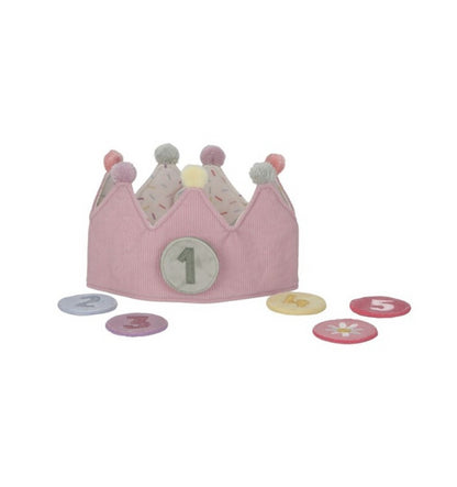 Pink Birthday Crown with Numbers