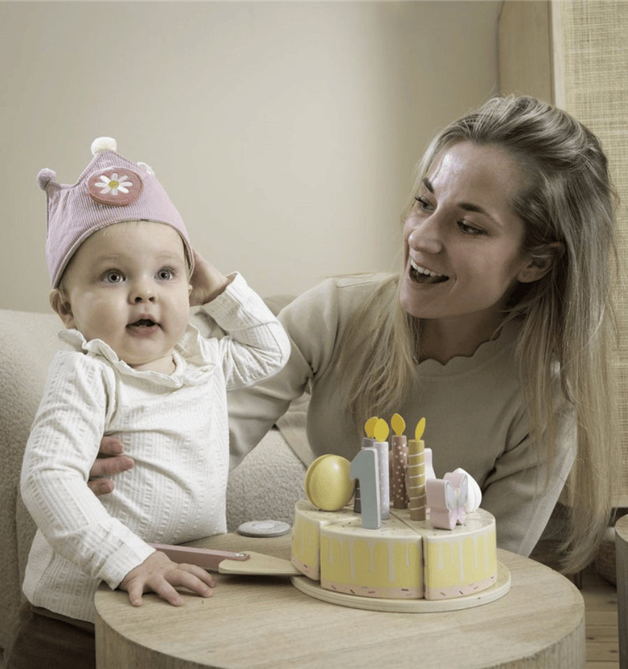 Pink Birthday Crown with Numbers