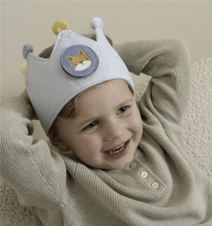 Blue Birthday Crown with Numbers