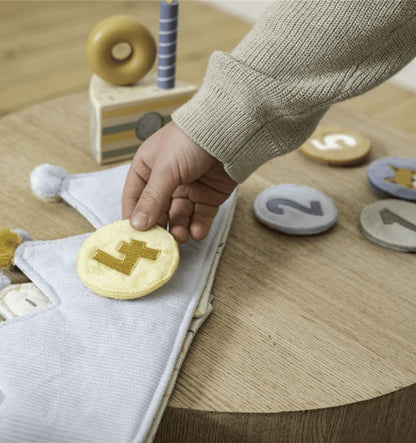 Blue Birthday Crown with Numbers