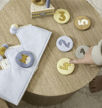 Blue Birthday Crown with Numbers