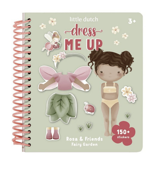 Livro Dress Up Rosa Fairy Garden