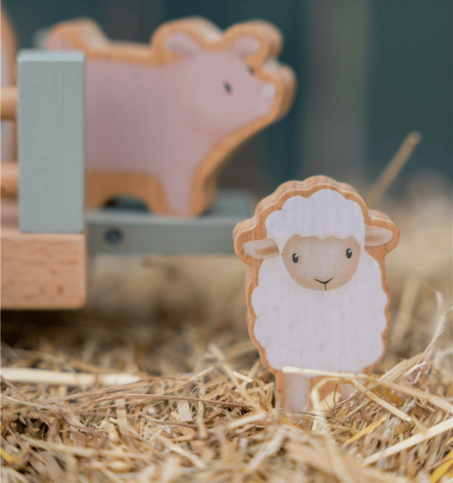 Tractor con trailer Pequeña Granja FSC