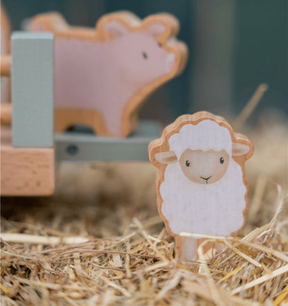 Tractor con trailer Pequeña Granja FSC