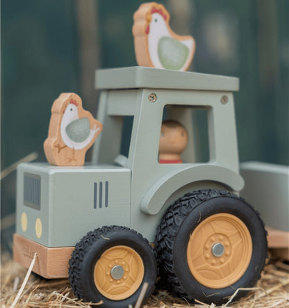 Tractor con trailer Pequeña Granja FSC