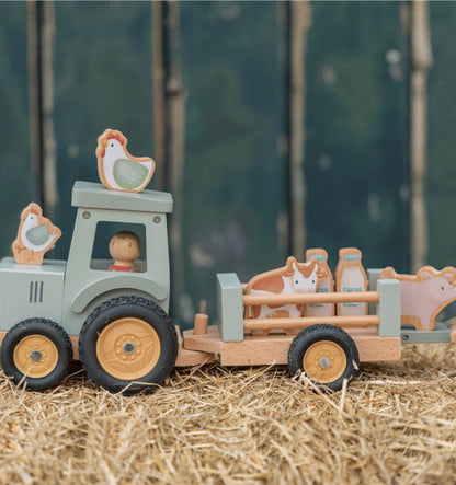 Tractor con trailer Pequeña Granja FSC