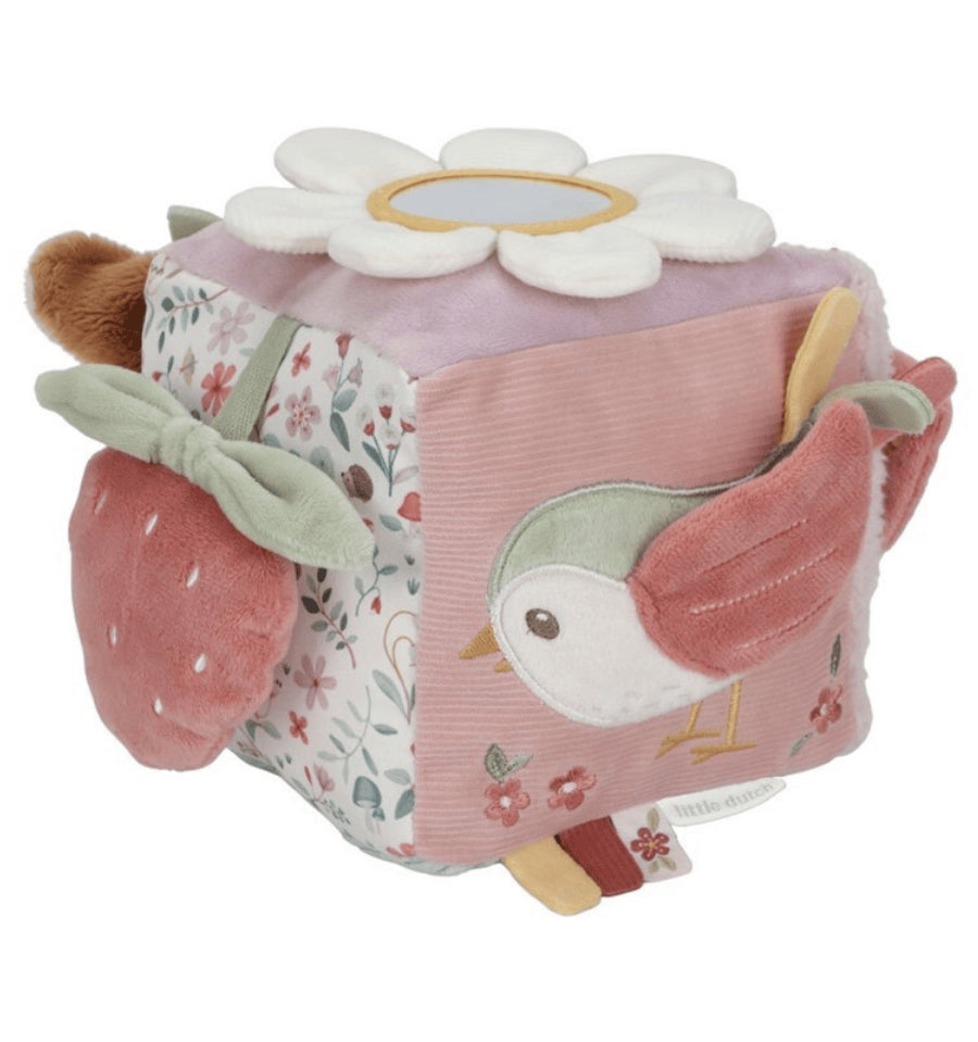 Cubo de atividades macio Fairy Garden