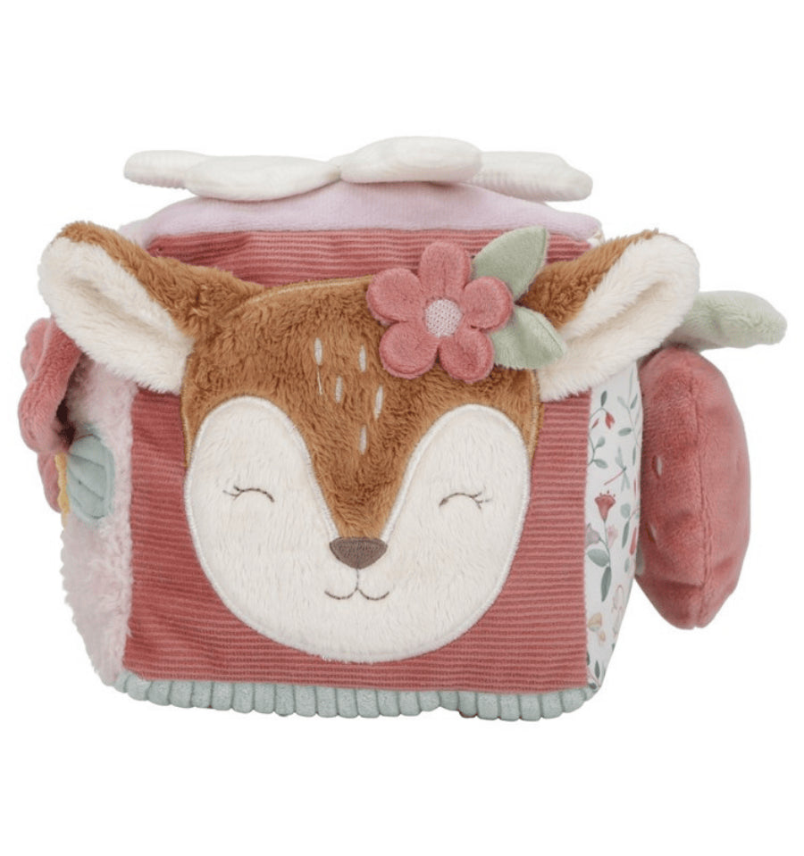 Cubo de atividades macio Fairy Garden