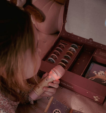 Pink Flashlight Projector