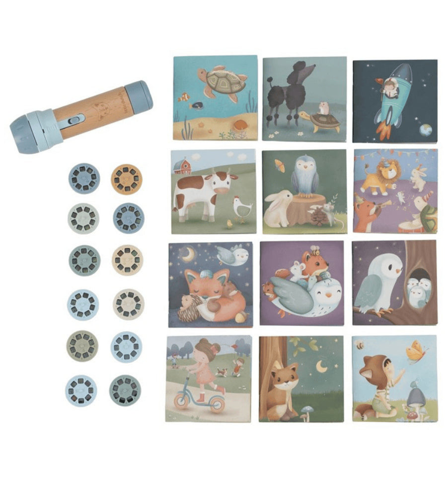 Proyector Linterna Azul