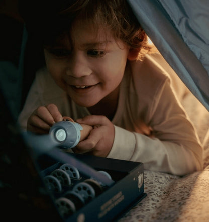 Proyector Linterna Azul