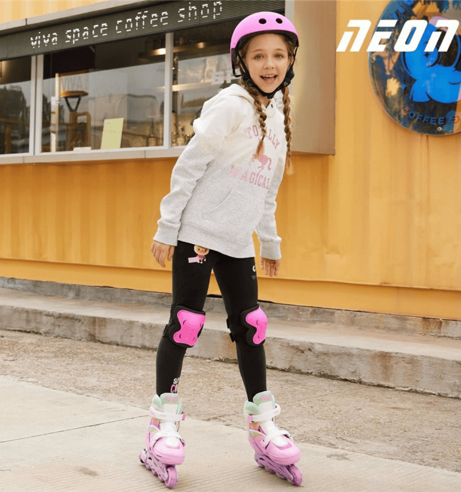 Neon Rainbow Combo Skates 30-33
