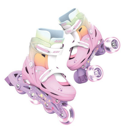 Neon Rainbow Combo Skates 30-33
