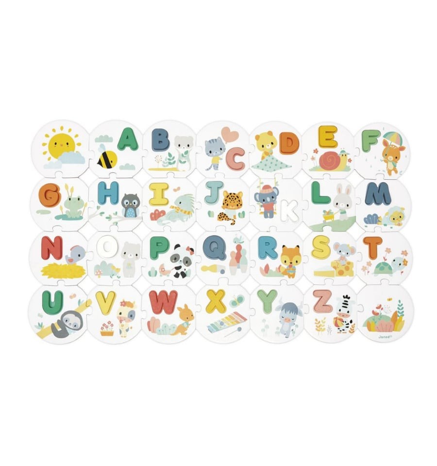 Puzzle Mi primer Abecedario en Francés