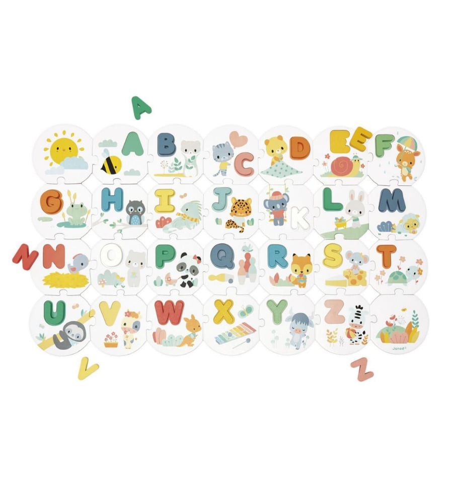 Puzzle Mi primer Abecedario en Francés