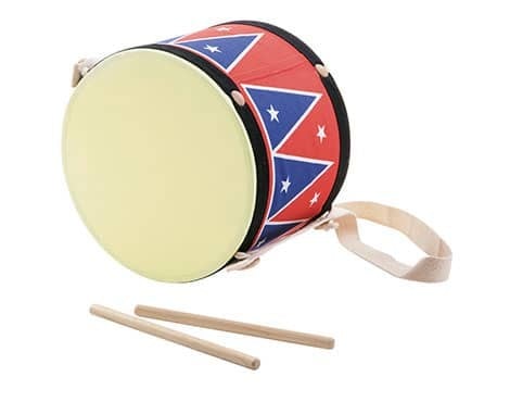 Tambor de brinquedo, instrumento musical infantil