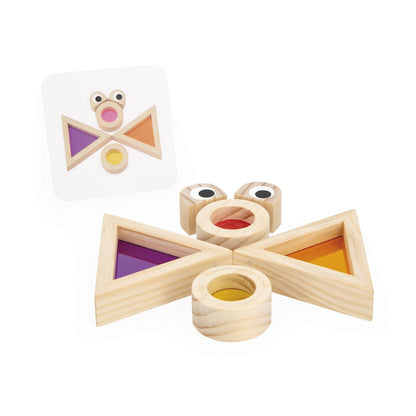 Set of 12 translucent blocks