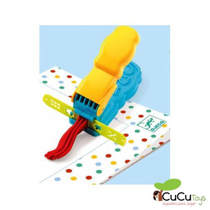 Conjunto de plasticina e moldes