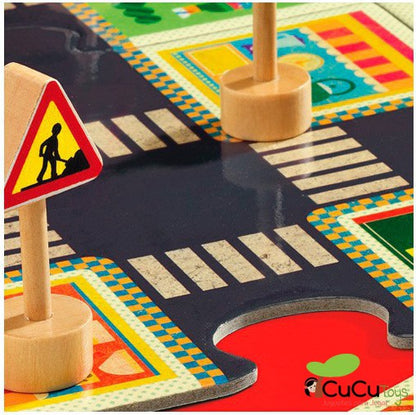 La ciudad, puzzle gigante 24 pz