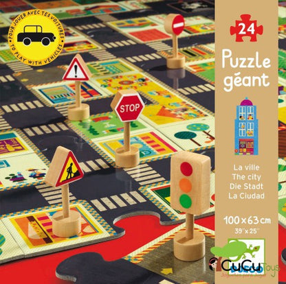 La ciudad, puzzle gigante 24 pz