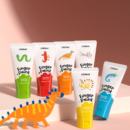 Finger paints - 6 colors