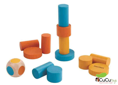 Juego de apilar en lata