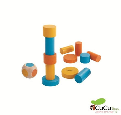 Juego de apilar en lata