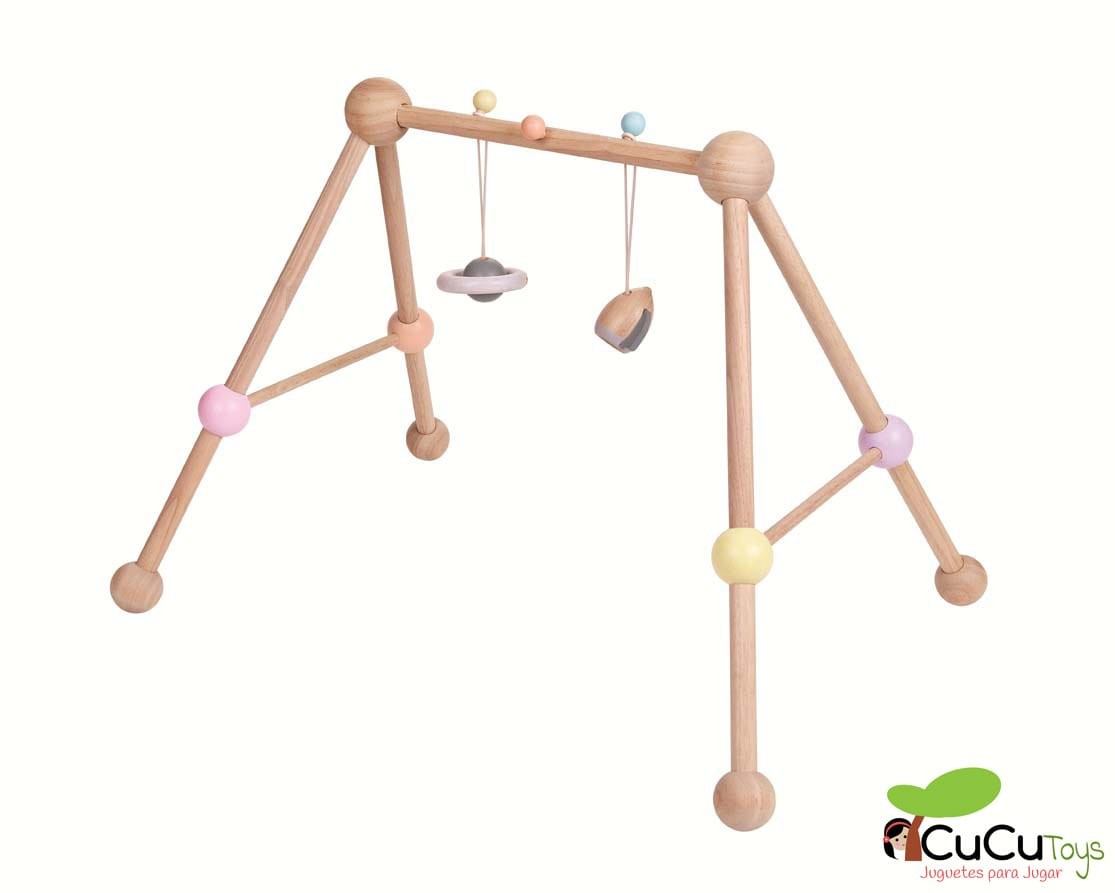 Baby gym in pastel tones