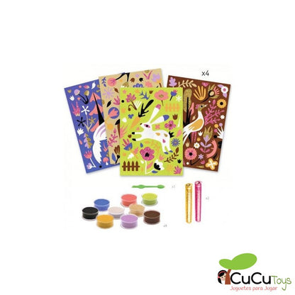 Areias Coloridas Maravilhas da Floresta, Brincadeira Criativa