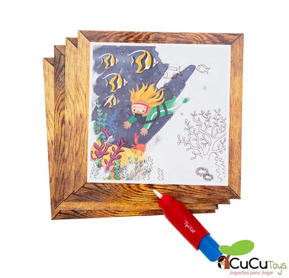 Pintura Mágica - Oceano