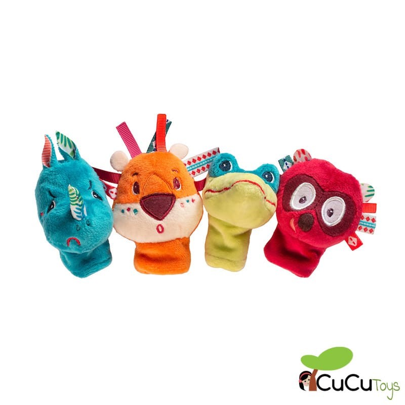 Marionetas de dedo de la Jungla