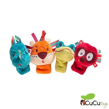 Marionetas de dedo de la Jungla