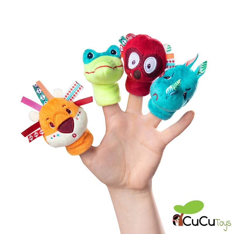 Marionetas de dedo de la Jungla