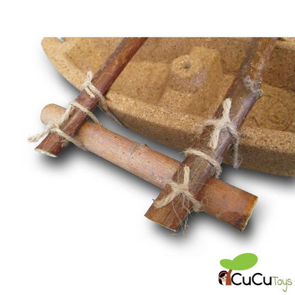 Barco de cortiça Haba Terra Kids, brinquedo de construção