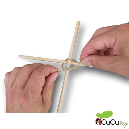 Barco de cortiça Haba Terra Kids, brinquedo de construção