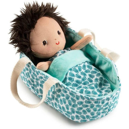 Ari baby with carrycot, stuffed doll