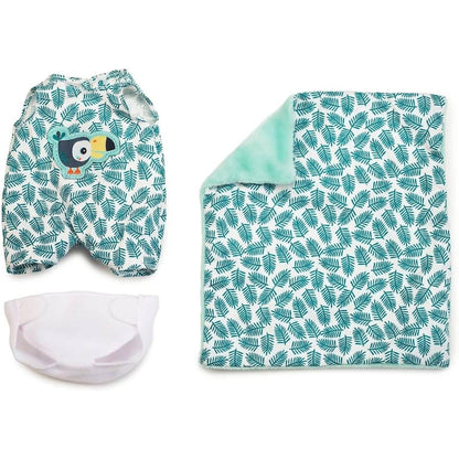 Ari baby with carrycot, stuffed doll